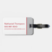 Ted Lasso | Sam Obisanya Bobblehead Bagagelabel (Achterkant horizontaal)