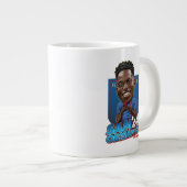 Ted Lasso | Sam Obisanya Bobblehead Grote Koffiekop (Voorkant rechts)