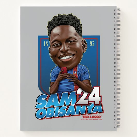 Ted Lasso | Sam Obisanya Bobblehead Notitieboek (Achterkant)