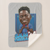 Ted Lasso | Sam Obisanya Bobblehead Sherpa Deken (Voorkant)