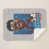 Ted Lasso | Sam Obisanya Bobblehead Sherpa Deken (Voorkant (horizontaal))