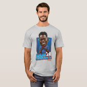 Ted Lasso | Sam Obisanya Bobblehead T-shirt (Voorkant volledig)