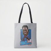 Ted Lasso | Sam Obisanya Bobblehead Tote Bag (Voorkant)
