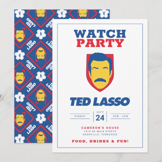 Ted Lasso: Seizoen 3 Uitnodiging voor horlogeparti (Voorkant / Achterkant)