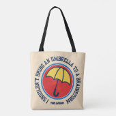 Ted Lasso | Shouldn't Bring Umbrella To Brainstorm Tote Bag (Achterkant)