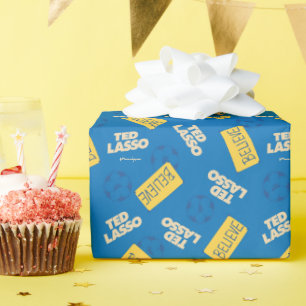 Ted Lasso Soccer Pattern Cadeaupapier