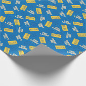 Ted Lasso Soccer Pattern Cadeaupapier (Hoek)