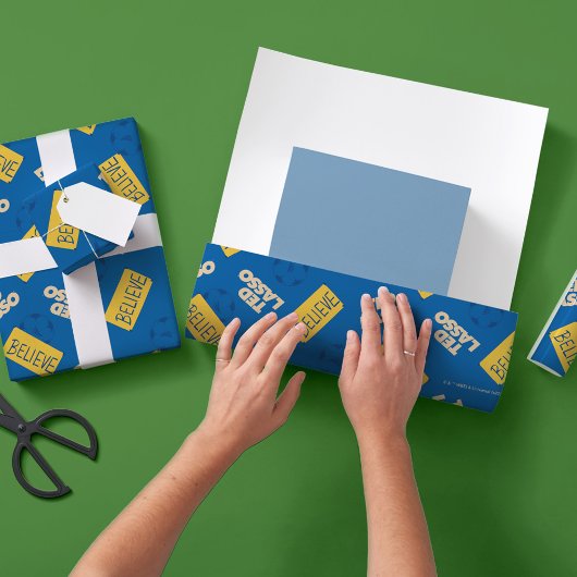 Ted Lasso Soccer Pattern Inpakpapier Vel