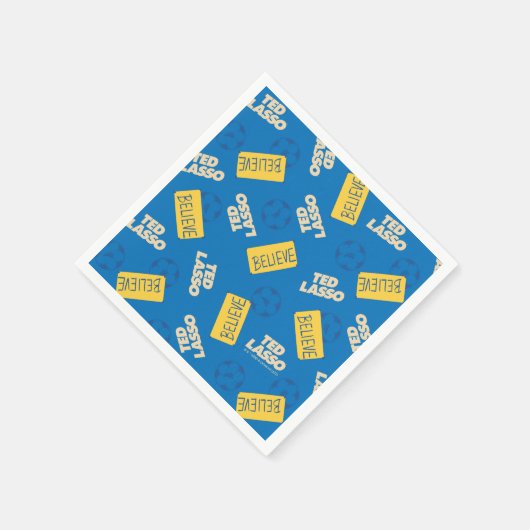 Ted Lasso Soccer Pattern Servet (Hoek)