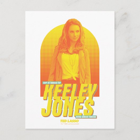 Ted Lasso | Sorta Famous Keeley Jones Graphic Briefkaart (Voorkant)