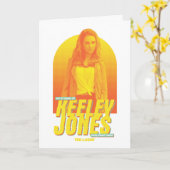 Ted Lasso | Sorta Famous Keeley Jones Graphic Kaart (Gele Bloem)