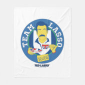 Ted Lasso | Team Lasso Tea Iconic Avatar Fleece Deken (Voorkant)