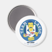 Ted Lasso | Team Lasso Tea Iconic Avatar Magneet (Voorkant / Achterkant)