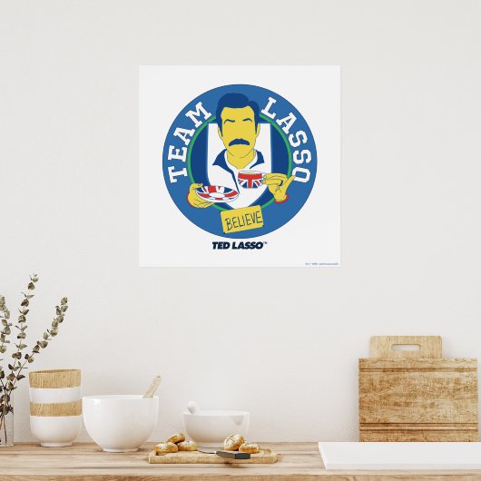 Ted Lasso | Team Lasso Tea Iconic Avatar Poster (Keuken)