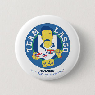 Ted Lasso   Team Lasso Tea Iconic Avatar Ronde Button 5,7 Cm