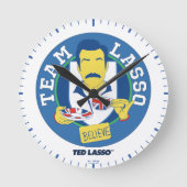 Ted Lasso | Team Lasso Tea Iconic Avatar Ronde Klok (Voorkant)