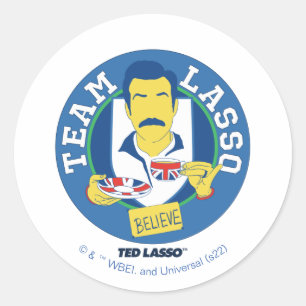 Ted Lasso   Team Lasso Tea Iconic Avatar Ronde Sticker
