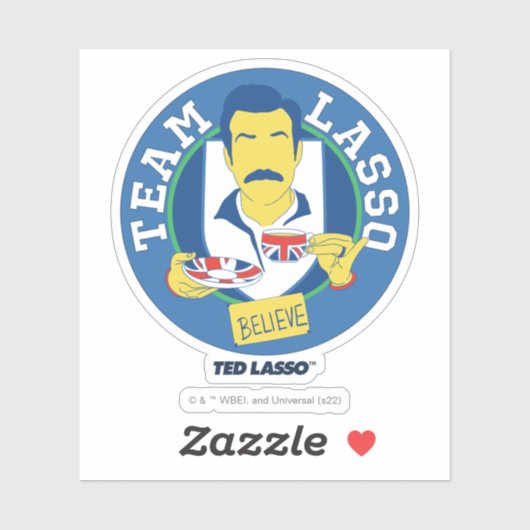 Ted Lasso | Team Lasso Tea Iconic Avatar Sticker (Vel)