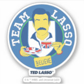 Ted Lasso | Team Lasso Tea Iconic Avatar Sticker (Voorkant)