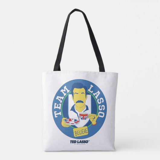 Ted Lasso | Team Lasso Tea Iconic Avatar Tote Bag (Achterkant)