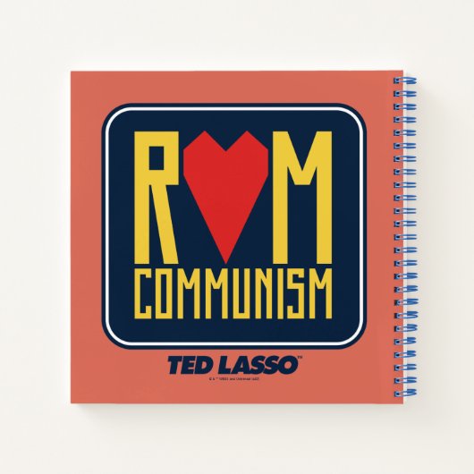 Ted Lasso | Uit communisme Notitieboek (Achterkant)