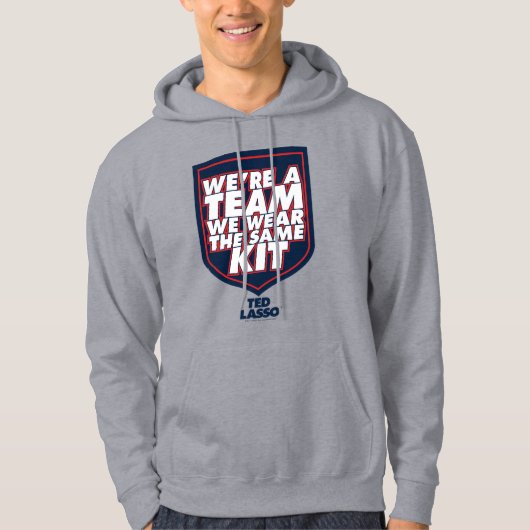 Ted Lasso | We zijn een team Typografie Grafisch Hoodie (Voorkant)