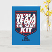 Ted Lasso | We zijn een team Typografie Grafisch Kaart (Gele Bloem)