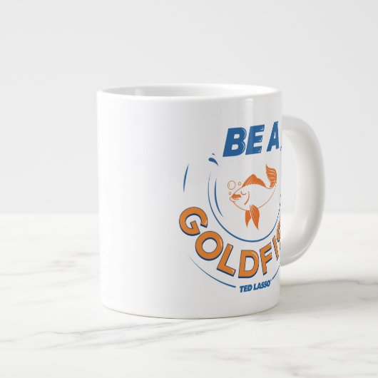 Ted Lasso | Wees een goudvis Grote Koffiekop (Voorkant rechts)