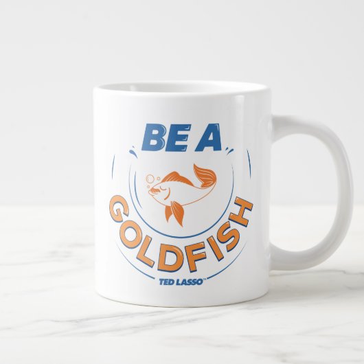 Ted Lasso | Wees een goudvis Grote Koffiekop (Rechts)