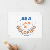 Ted Lasso | Wees een goudvis Notitiekaartje (Voorkant / Achterkant in situ)