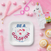 Ted Lasso | Wees een goudvis Papieren Bordje (Feest)