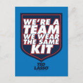 Ted Lasso | We're A Team Typography Graphic Briefkaart (Voorkant)