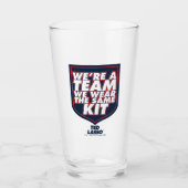 Ted Lasso | We're A Team Typography Graphic Glas (Voorkant)