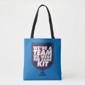 Ted Lasso | We're A Team Typography Graphic Tote Bag (Voorkant)