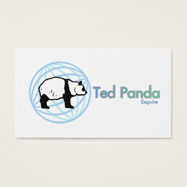 Ted Panda, Esquire Visitekaartje (Voorkant)