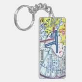 Ted Stevens Anchorage Airport Chart / taxi diagram Sleutelhanger (Voorkant Links)