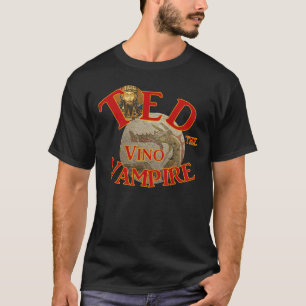 Ted the Vino Vampire Ted's Pagan Tiki Shack Bar T-shirt