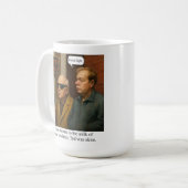 Ted was mager. koffiemok (Voorkant links)