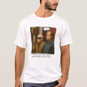Ted was mager. t-shirt (Voorkant)