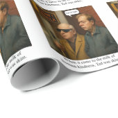 Ted was mager. T-shirt Cadeaupapier (Rol Hoek)