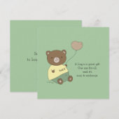 Tedd E. Beer Hugs Green Persoonlijk (Voorkant / Achterkant)