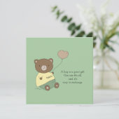 Tedd E. Beer Hugs Green Persoonlijk (Staand voorkant)