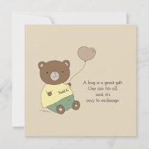 Tedd E. Beer Hugs Khaki Tan Gepersonaliseerd