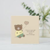  Tedd E. Beer Hugs Khaki Tan Groet (Staand voorkant)