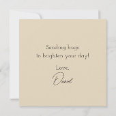  Tedd E. Beer Hugs Khaki Tan Groet (Achterkant)