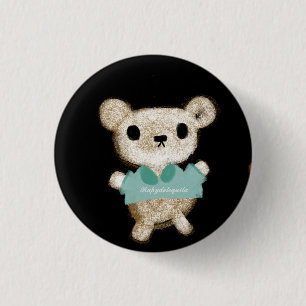 Teddibeer aandoenlijk speelgoed cute nieuwe baby H Ronde Button 3,2 Cm