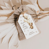 Teddibeer Ballonnen Dank je beary veel Cadeaulabel