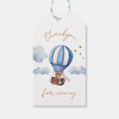 Teddibeer Bedankt voor uw komst Cadeaulabel (Voorkant)