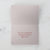 Teddibeer-, Bloemen- & Koffiemok Moederdagkaart Feestdagen Kaart (Binnen)