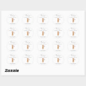 Teddibeer dank je ronde sticker (Vel)